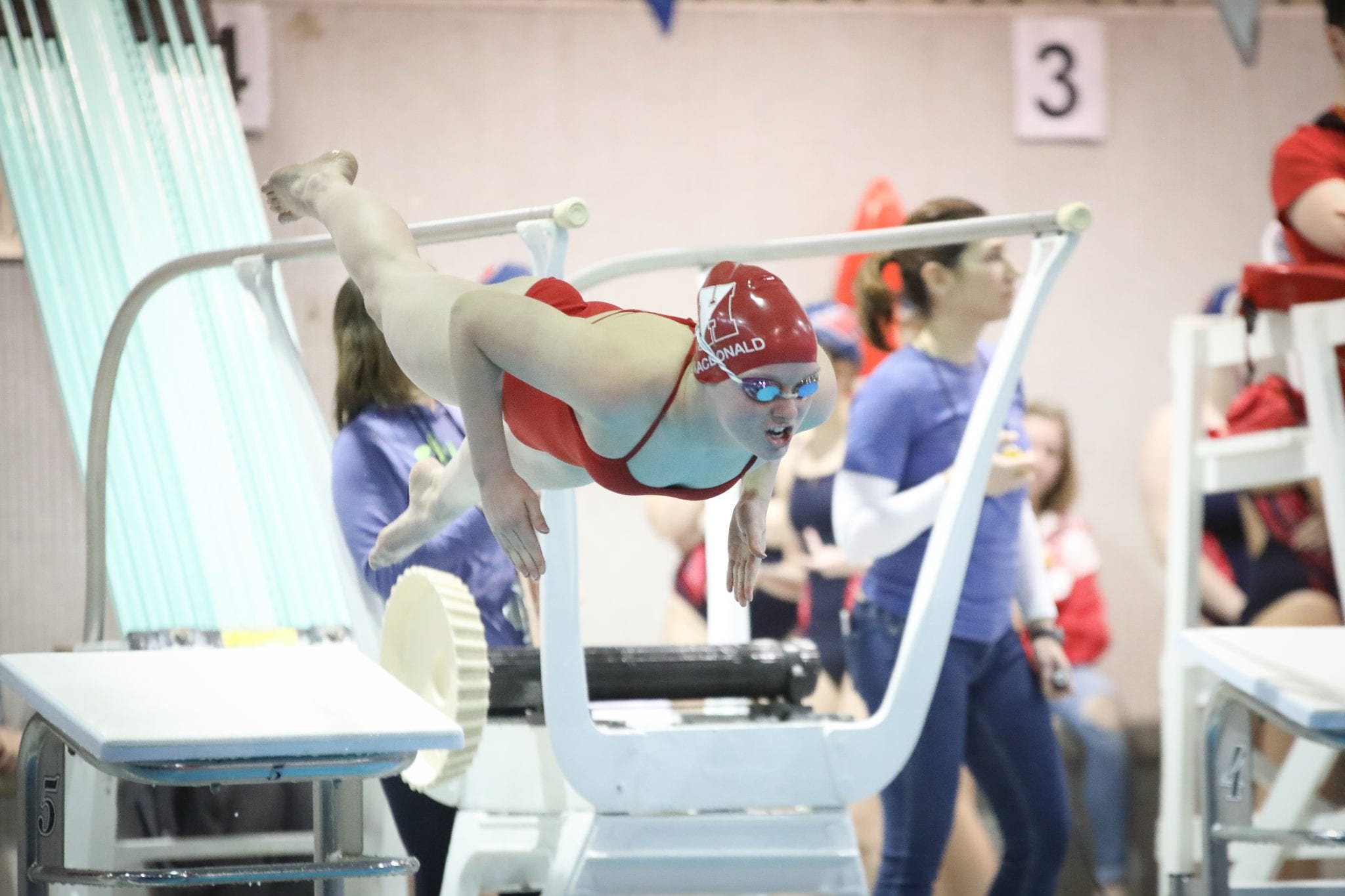 HHS Girls Swim Team has Impressive Showing at Patriot League