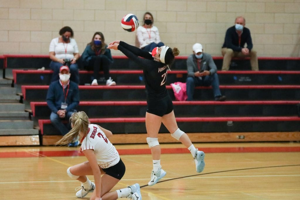 Senior Zoe Bogle has been an anchor on this team as an outstanding setter.  