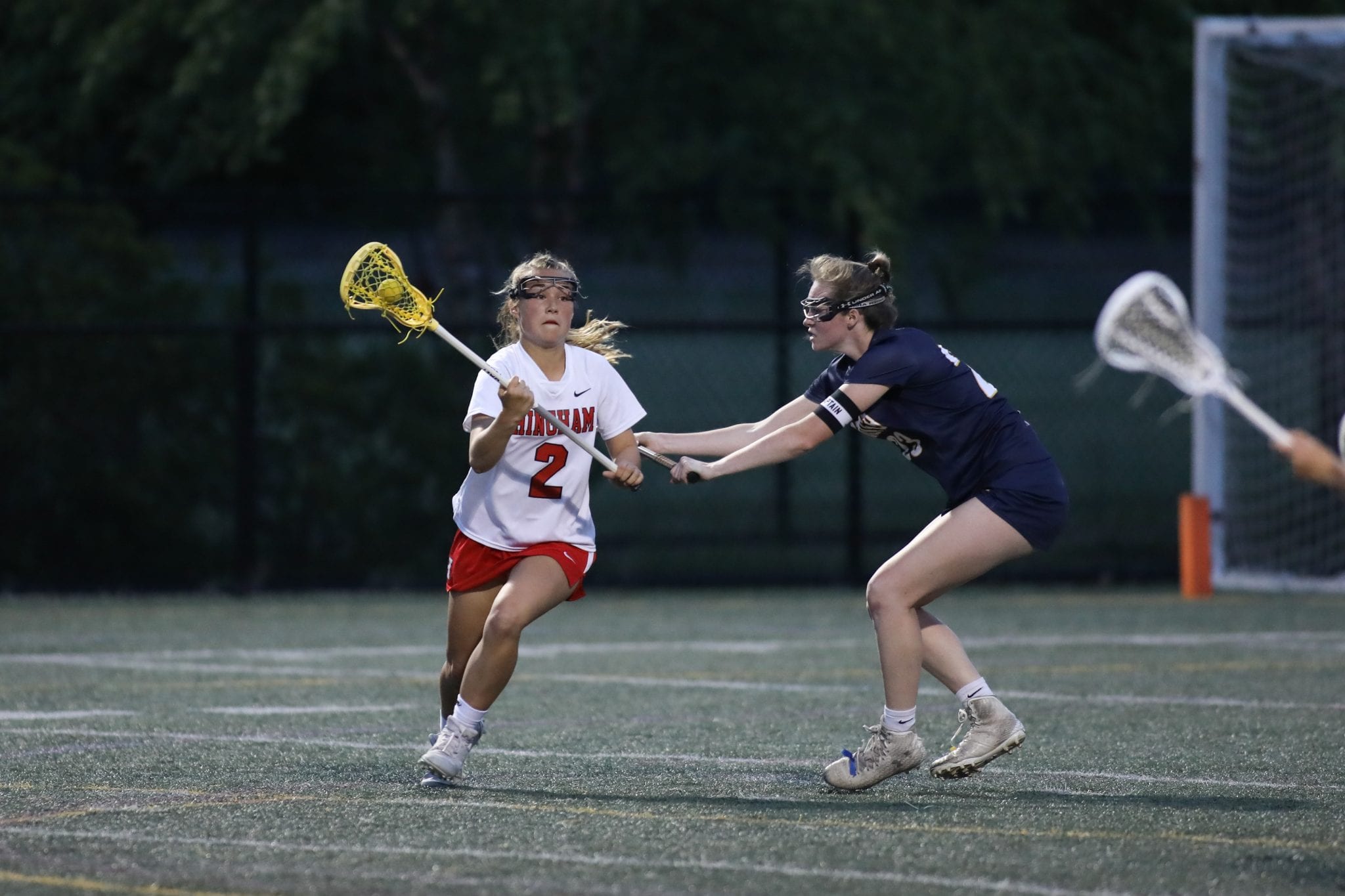 Junior Shea Berigan led the Harborwomen with 6 goals.