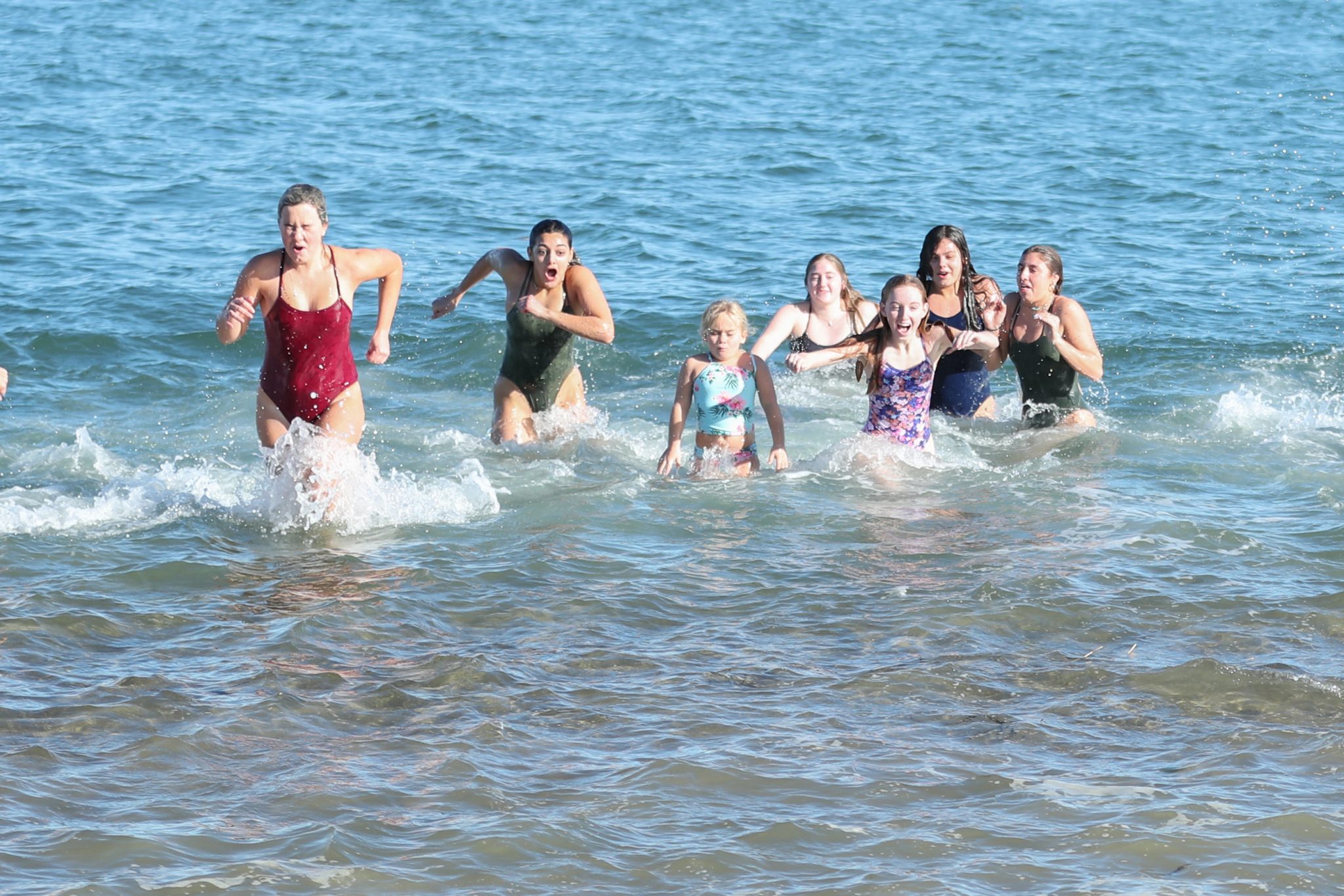 Members of Hingham's Swim and Dive team along with SNAP raised money this past weekend with the return of the Polar Plunge in Hingham Harbor. 
