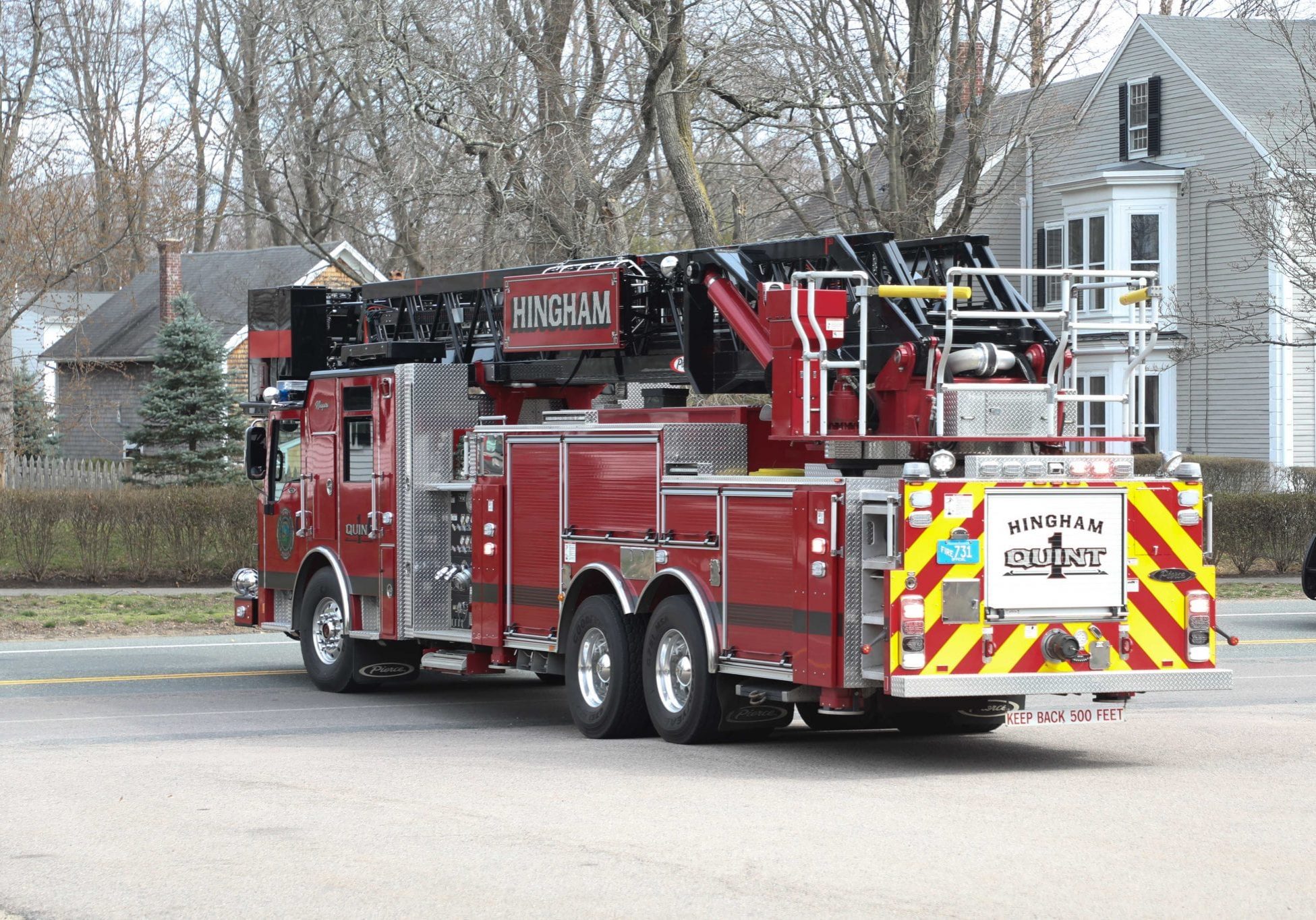 HFD, Hingham Fire, Fire truck, Quint 1