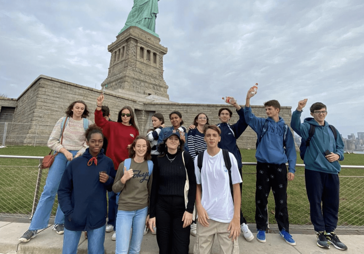 Cahors students visit New York City on their last weekend in the United States.