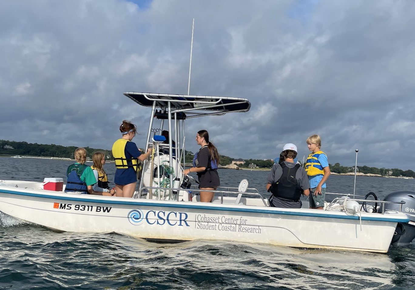 CSCR researchers head out to collect data last summer. Photo Credit: CSCR, 2024 